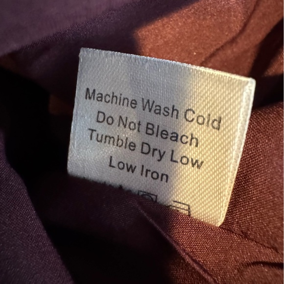 Tuckernuck Merlot And Sky Blue Long Sleeve Griffiths Dress - Picture 10 of 10